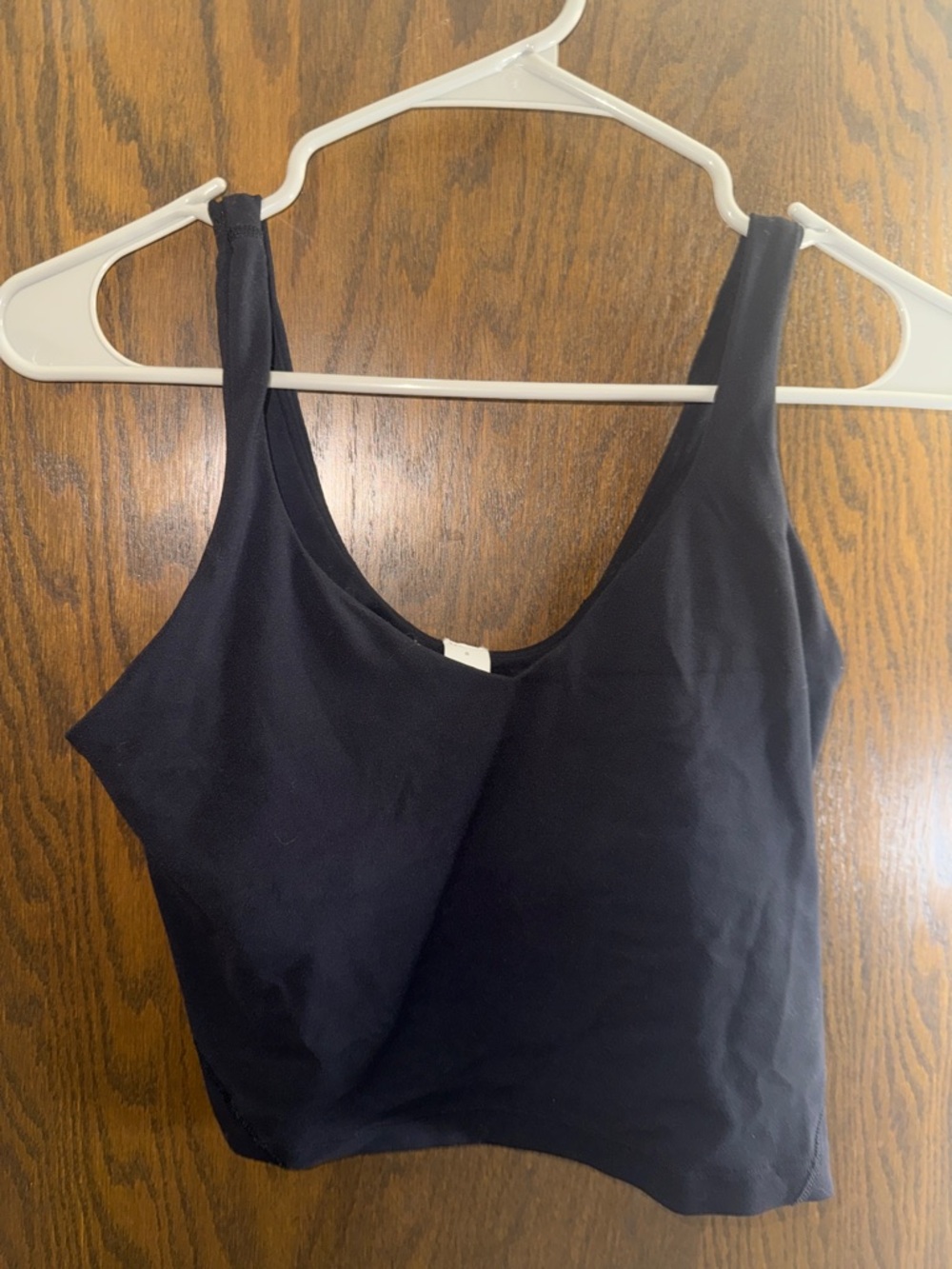 lululemon athletica Black Scoop Neck Camisole